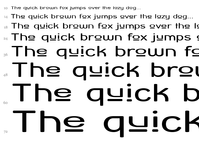 Street Corner font waterfall